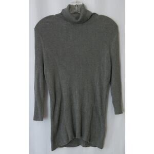 UNITED STATES SWEATERS Turtleneck Top Size XL Women Ribbed Gray Winter Warm